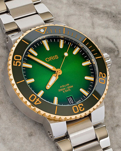 Oris Aquis Date Calibre 400 01 400 7769 6357-07 8 22 09PEB